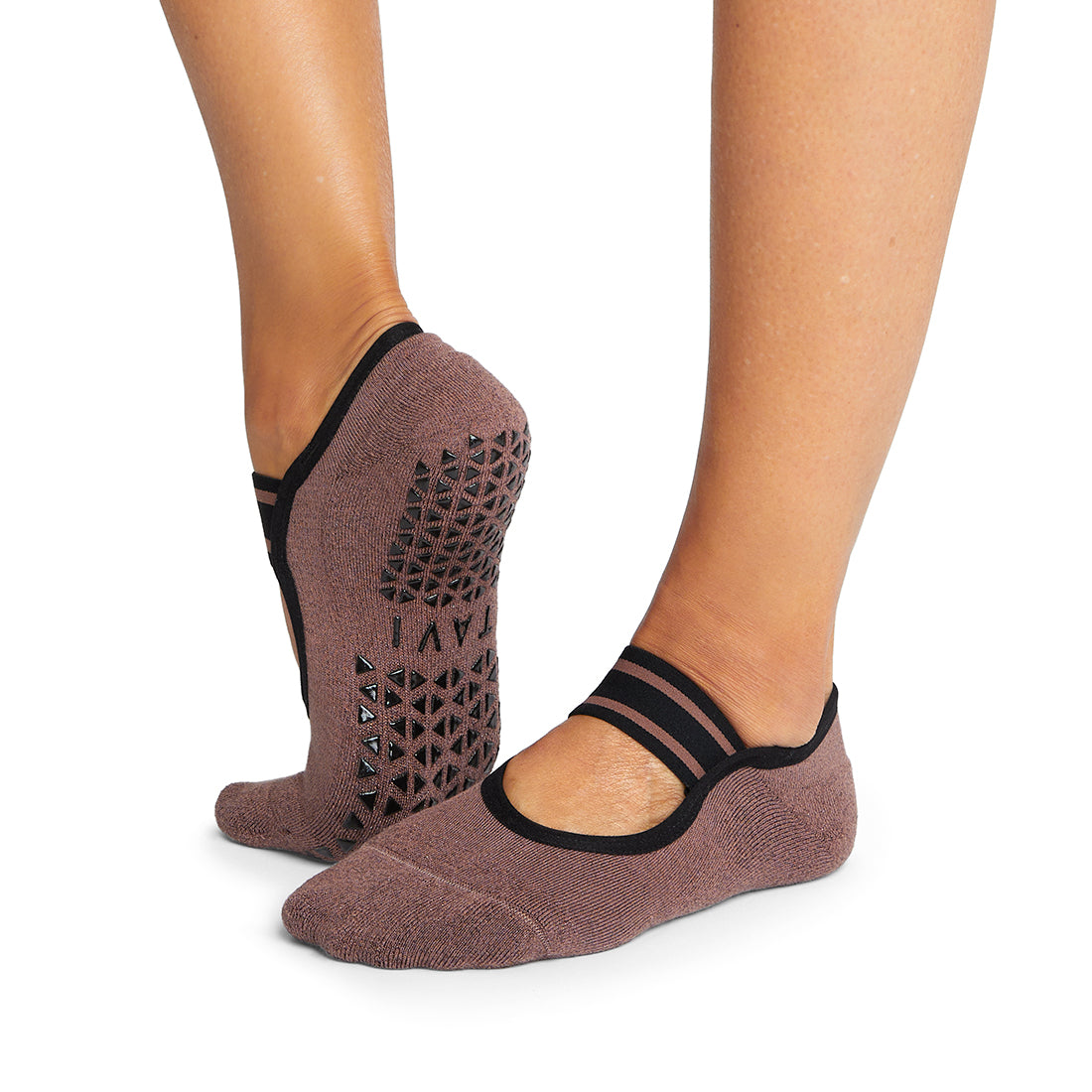 Tavi Noir Jane Knee High Grip Socks Navy BLUE Size Small Women's 6-8 NEW  $28