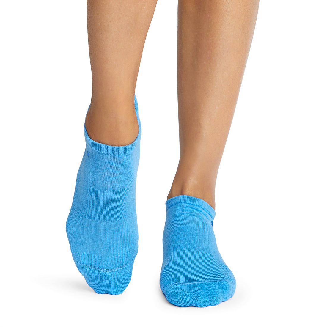 Pilates Socks with Grips for Women - 2-Pack Non Slip Cotton and