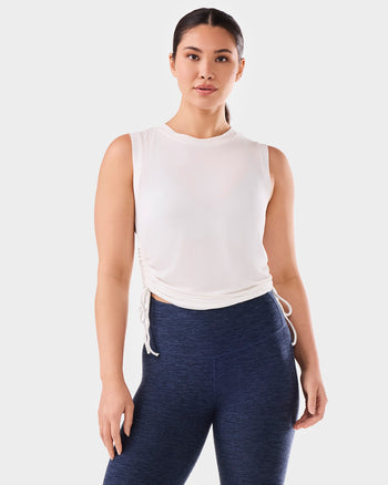 TaviLuxe® Crop Side Tie Tank | Tops > Tanks | Tavi – ToeSox | Tavi | Vooray