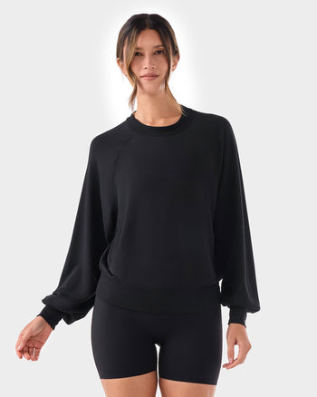 TaviLuxe® Ease Crew Sweatshirt | Tops > Sweaters & Hoodies | Tavi – ToeSox | Tavi | Vooray