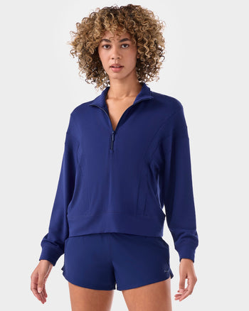 TaviLuxe® 3/4 Zip Cozy Fleece Pullover | Tops > Sweaters & Hoodies | Tavi – ToeSox | Tavi | Vooray