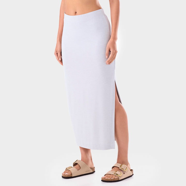 Brushed Tec Knit Midi Skirt | Bottoms>skort | Tavi – ToeSox | Tavi | Vooray