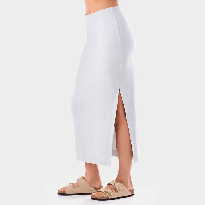 Brushed Tec Knit Midi Skirt | Bottoms>skort | Tavi – ToeSox | Tavi | Vooray