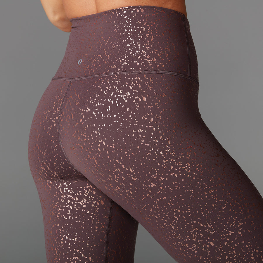Sparkly Tights with Gold Metallic Finish