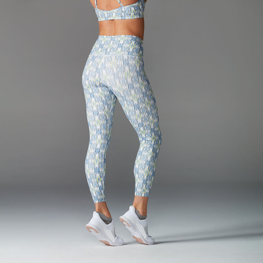 Sacred Hawk Festival High Waist Leggings With Lace Up Front Detail