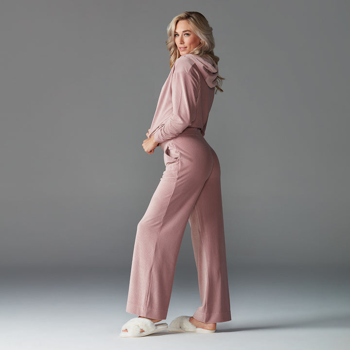 # Wide Leg Brushed Rib Pant * | Bottoms > Pants | Tavi – ToeSox | Tavi | Vooray