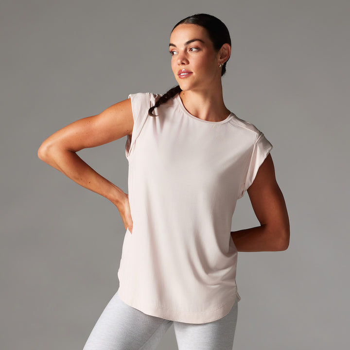 Cap Sleeve Muscle Tee | Tops > Tanks | Tavi – ToeSox | Tavi | Vooray