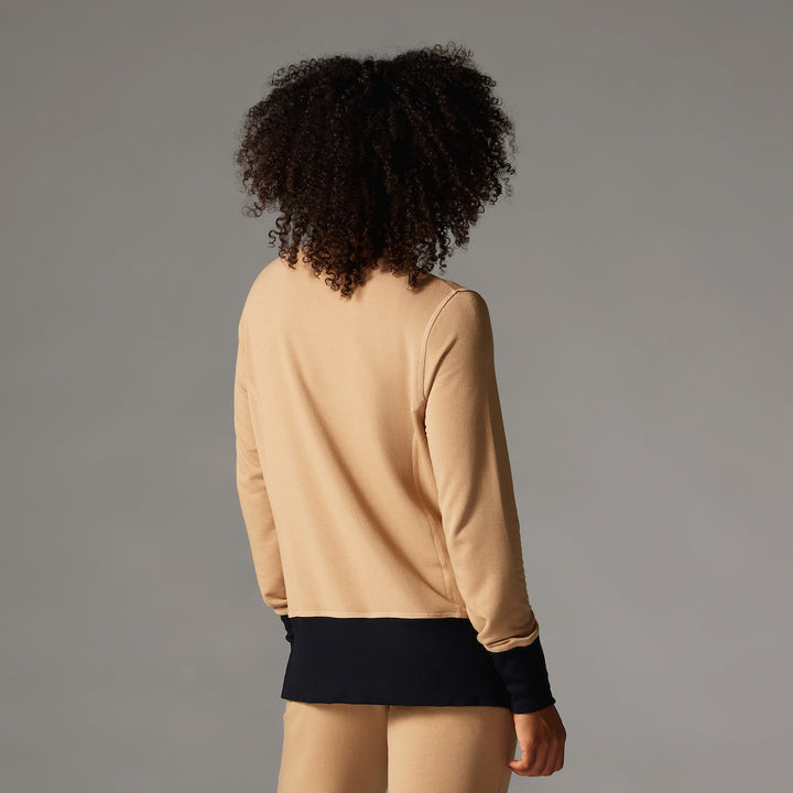 Cozy Funnel Neck Sweatshirt | Tops > Sweaters & Hoodies | Tavi – ToeSox | Tavi | Vooray