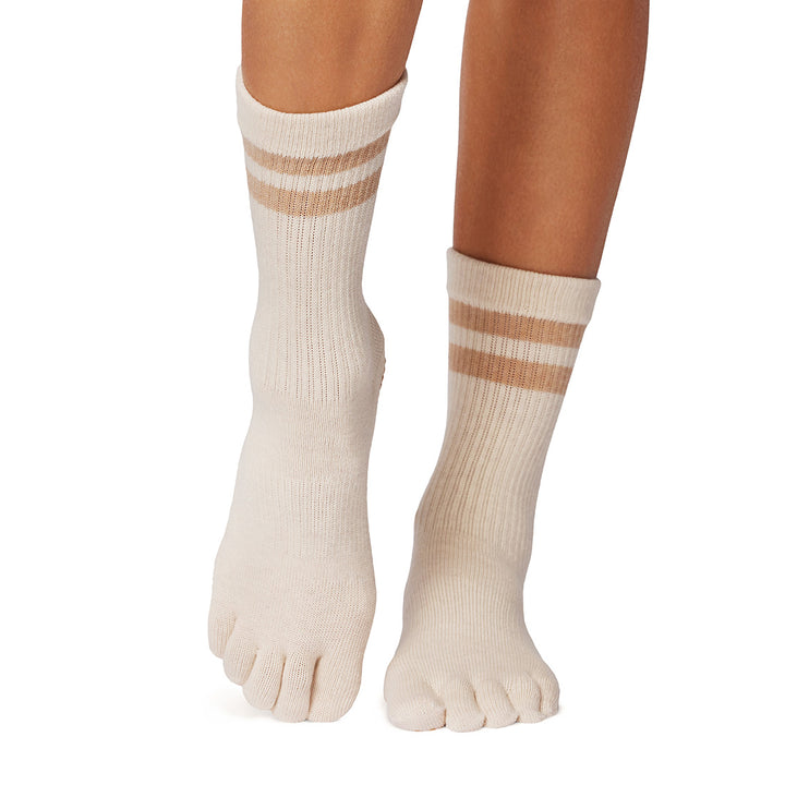 Full Toe Crew Grip Socks | Grip | ToeSox – ToeSox | Tavi | Vooray