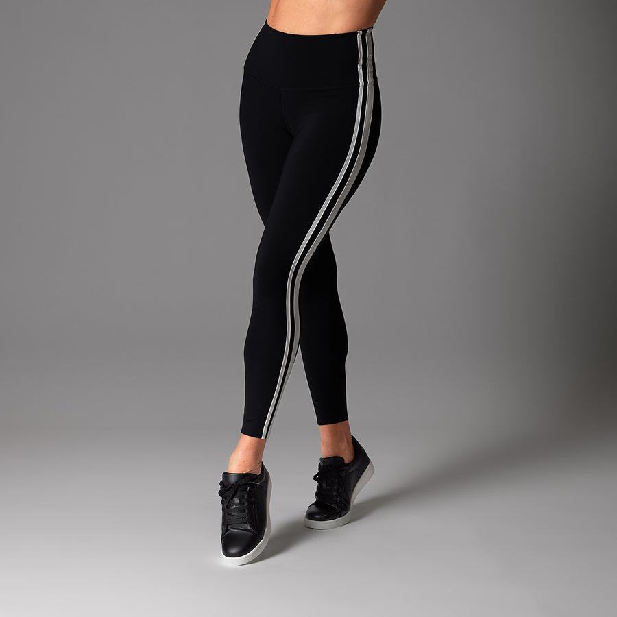 Athleta full length high waisted yoga pants small black with
