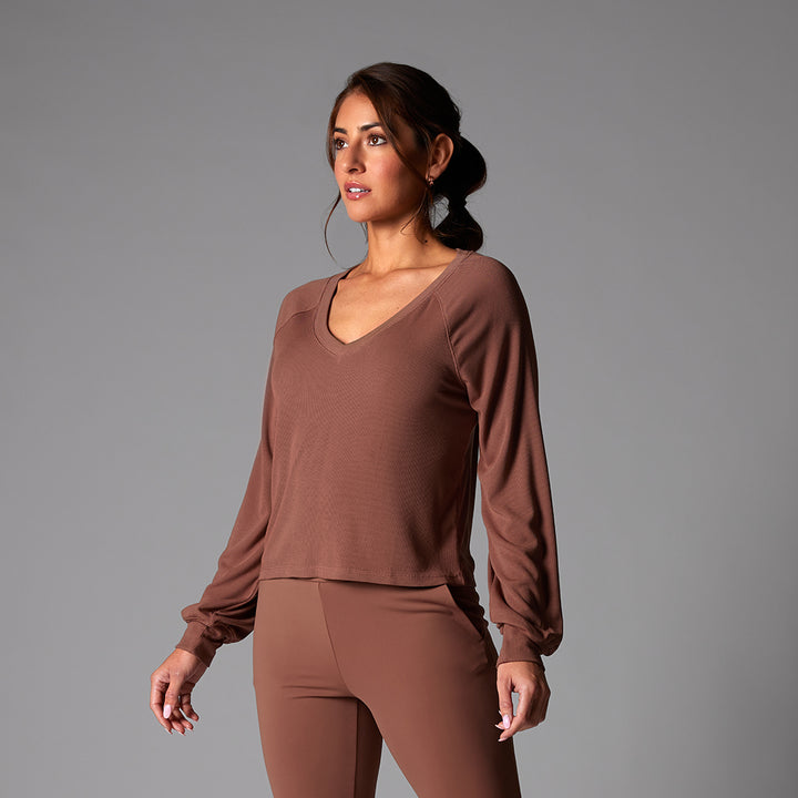 # Rib Long Sleeve | Tops > Long Sleeve | Tavi – ToeSox | Tavi | Vooray