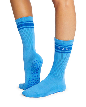 Tavi Noir Jane Knee High Grip Socks (Tavi Heaven) Medium 8.5 - 10.5
