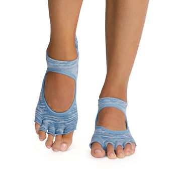 Elle Half Toe Tie-Dye Grip Socks - Toesox - simplyWORKOUT