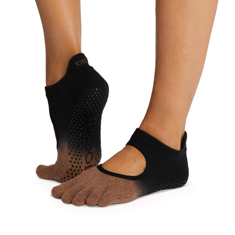 Toesox A5352 Unisex Mermaid Low Rise Full Toe Gripper Socks Size