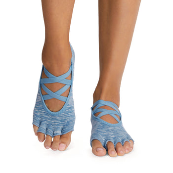 ToeSox Full Toe Elle Grip Socks – Lapis – Medium – Life Balance
