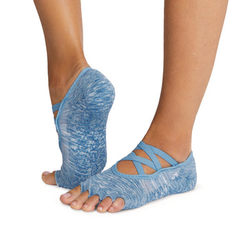 ToeSox (Open Or Closed grip socks w/ toe cut-outs) [RANDOMLY SELECTED  STYLE] — Pilates V Studios