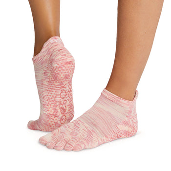 Toesox FT Low Rise Yoga Grip Socks, Black, XS – Toprank Sport™