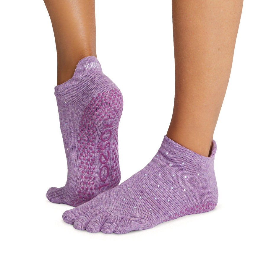 Toesox Womens Low Rise Toe Socks (S)