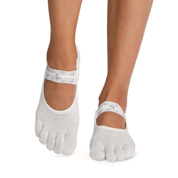 toesox Low Rise Full Toe Grip Socks – Non-Slip Pilates Socks for Women and  Men, Barre & Yoga Toe Socks, Anti Skid Ankle Socks