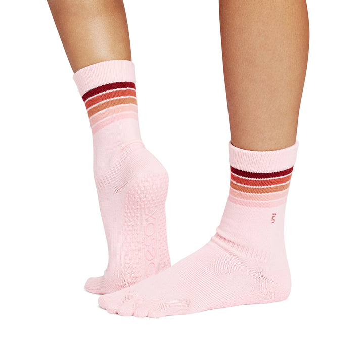 Full Toe Crew Grip Socks | Grip | ToeSox – ToeSox | Tavi | Vooray
