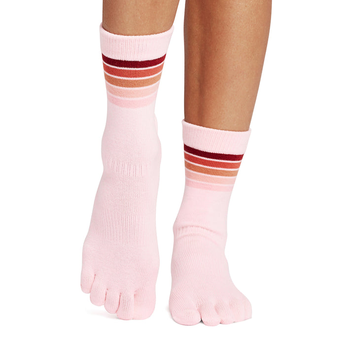 Full Toe Crew Grip Socks | Grip | ToeSox – ToeSox | Tavi | Vooray