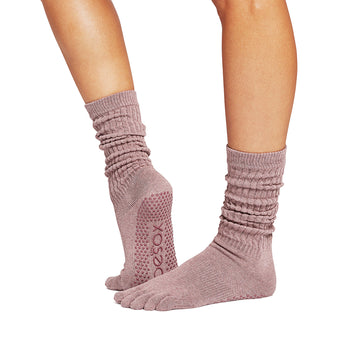 Full Toe Slouch Grip Socks | Socks > Grip | ToeSox – ToeSox | Tavi | Vooray