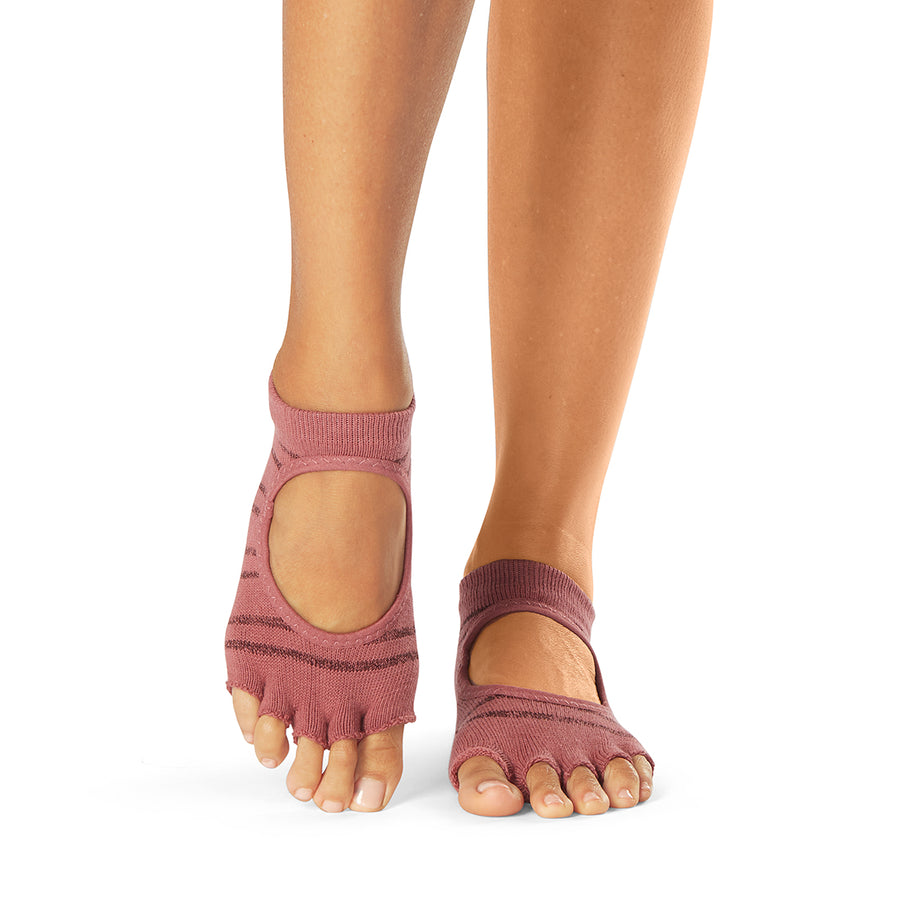 Носки для йоги ToeSox Half Toe Bellarina Grip Opal S (36-38.5) - Plastinka