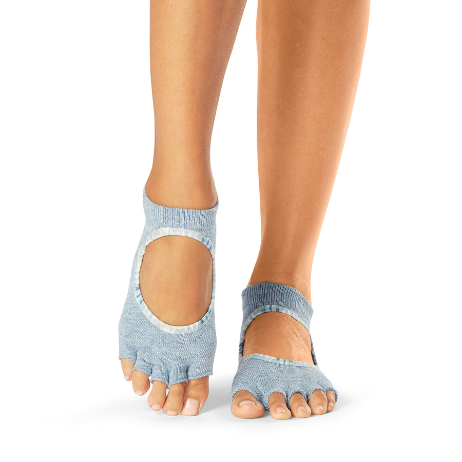 Half Toe Bellarina Grip Socks, Grip Toe Socks