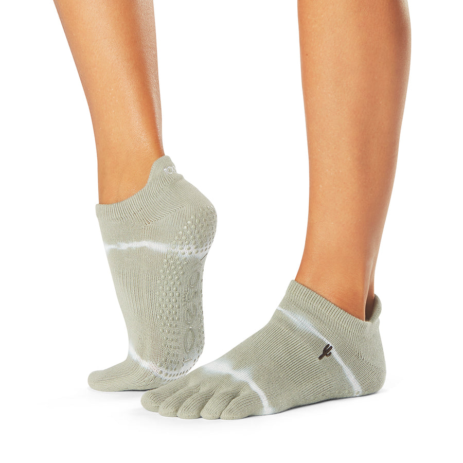 Toesox Low Rise Full-Toe Yoga Grip Socks at
