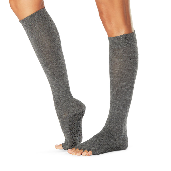 Half Toe Scrunch Knee High Grip Socks * | Leg Warmers | ToeSox – ToeSox | Tavi | Vooray