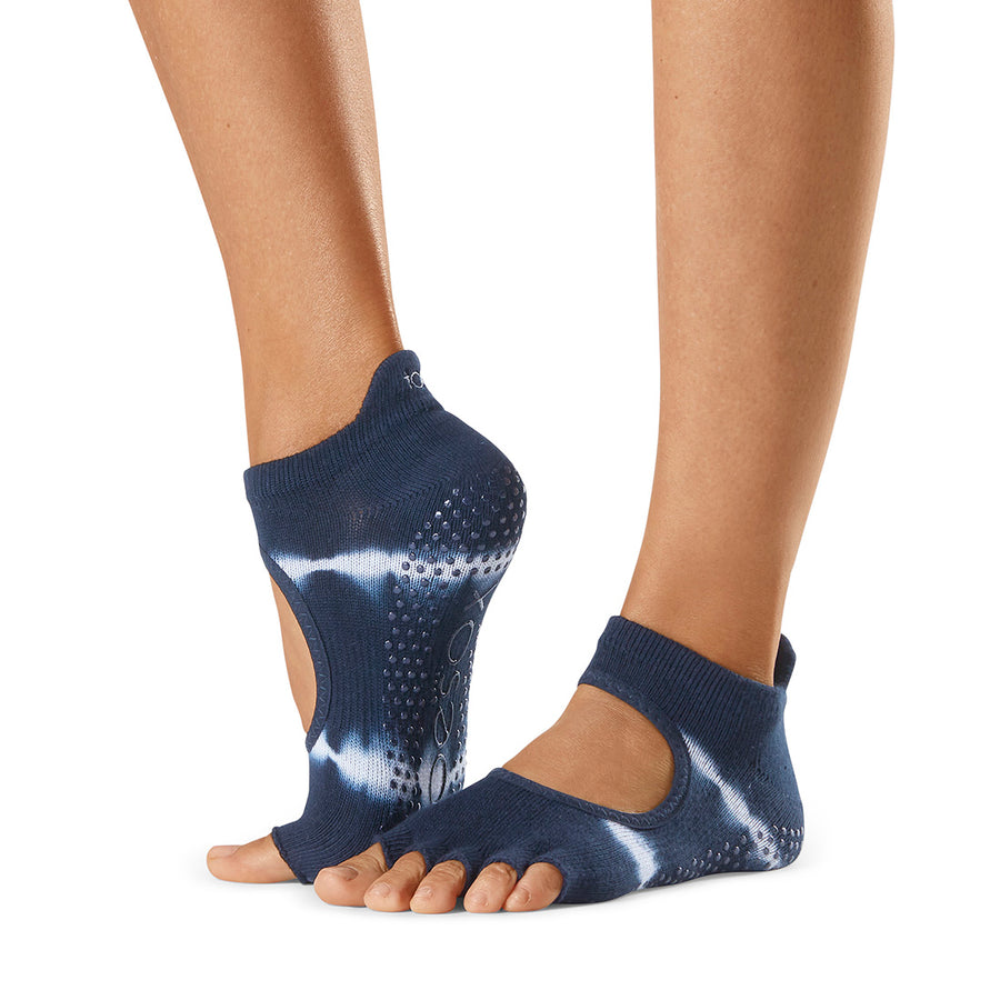 Toesox Womens/Ladies Bellarina Groovy Half Toe Socks (MQ286)