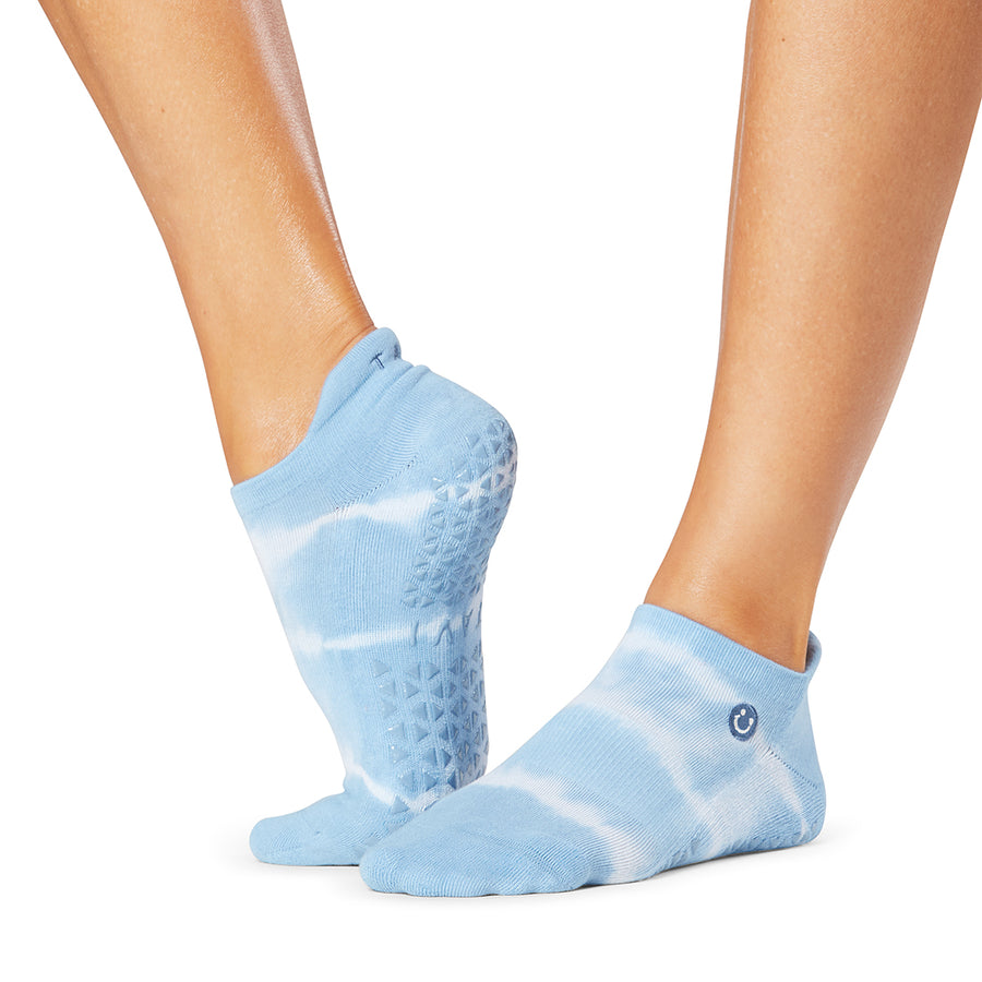 Tavi Savvy Grip Socks White Sand - Alexandrite Active & Golf Wear